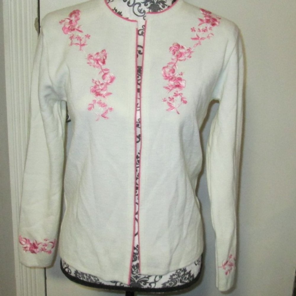vintage embroidered Ashley sweater